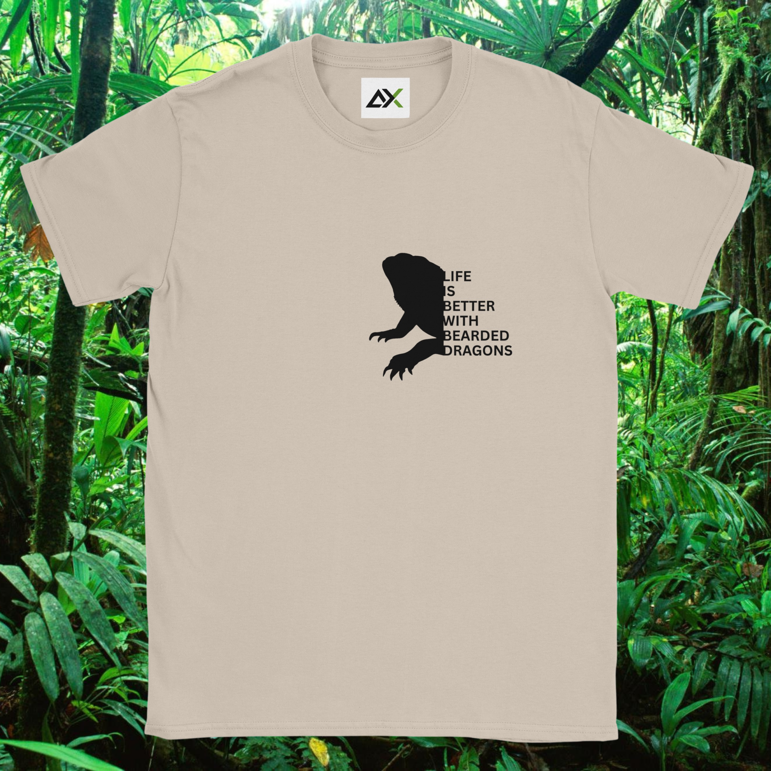 Sand Bearded Dragons shirt from the Life is better Collection