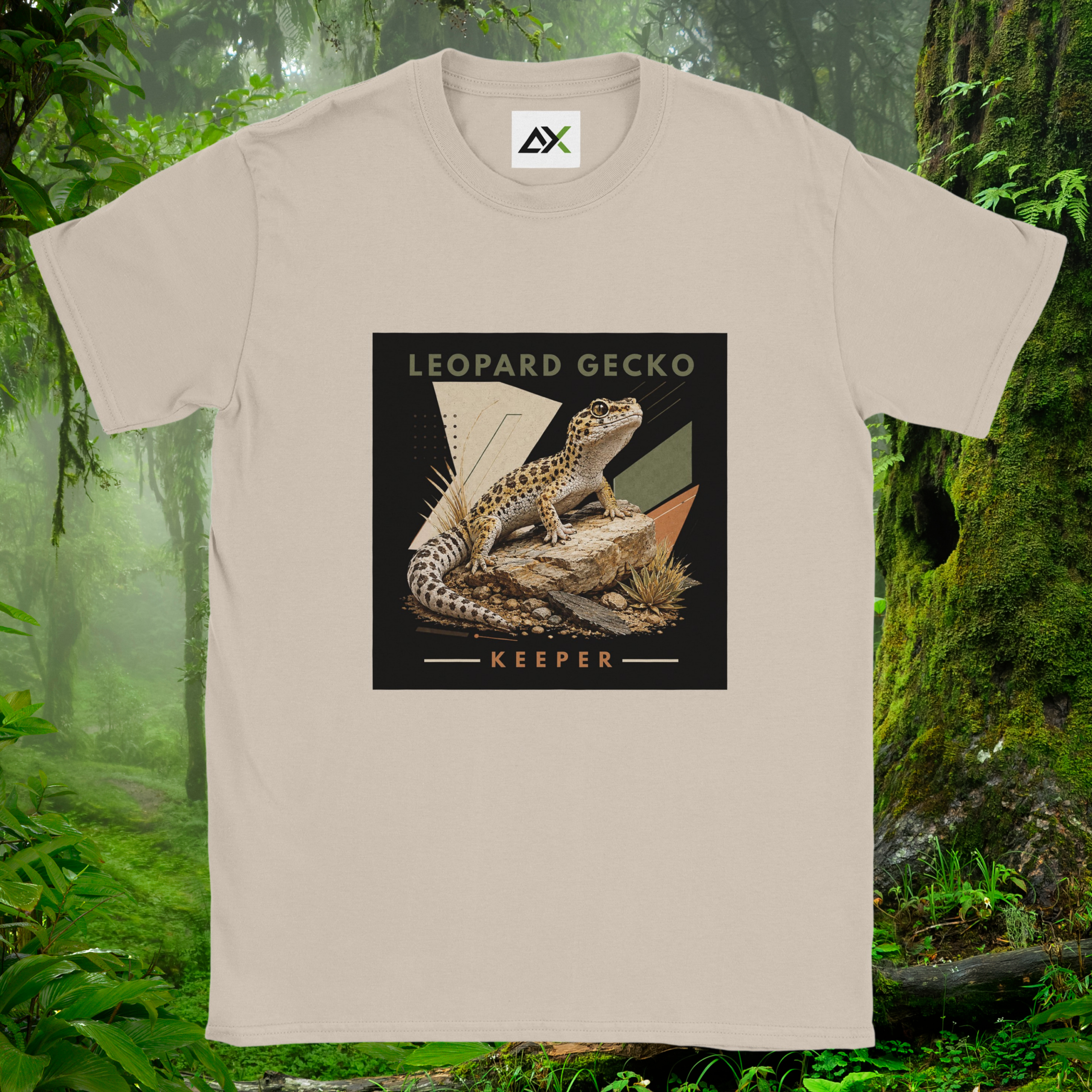 Sand Leopard Gecko shirt from the Keeper Collection