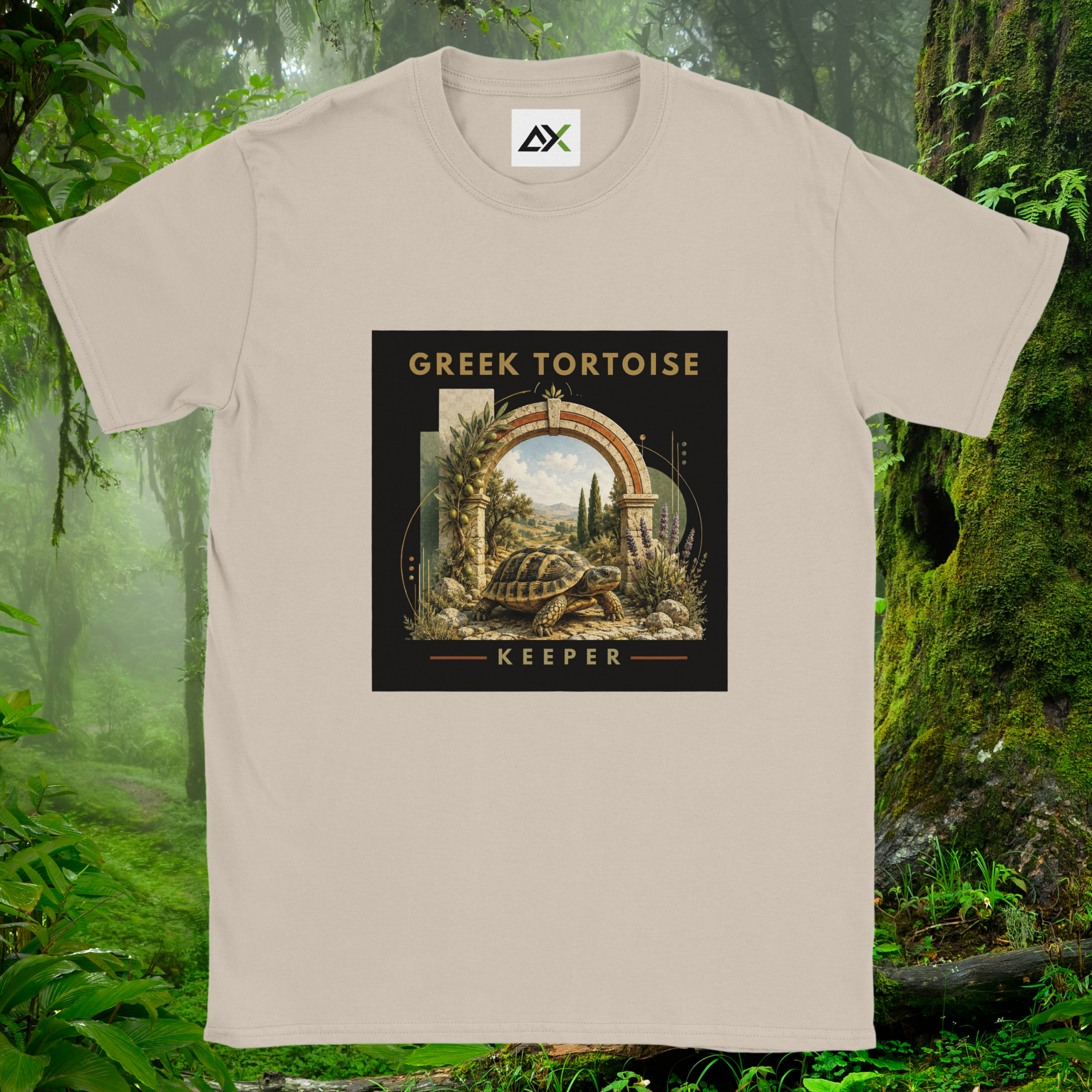 Sand Greek Tortoise shirt from the Keeper Collection
