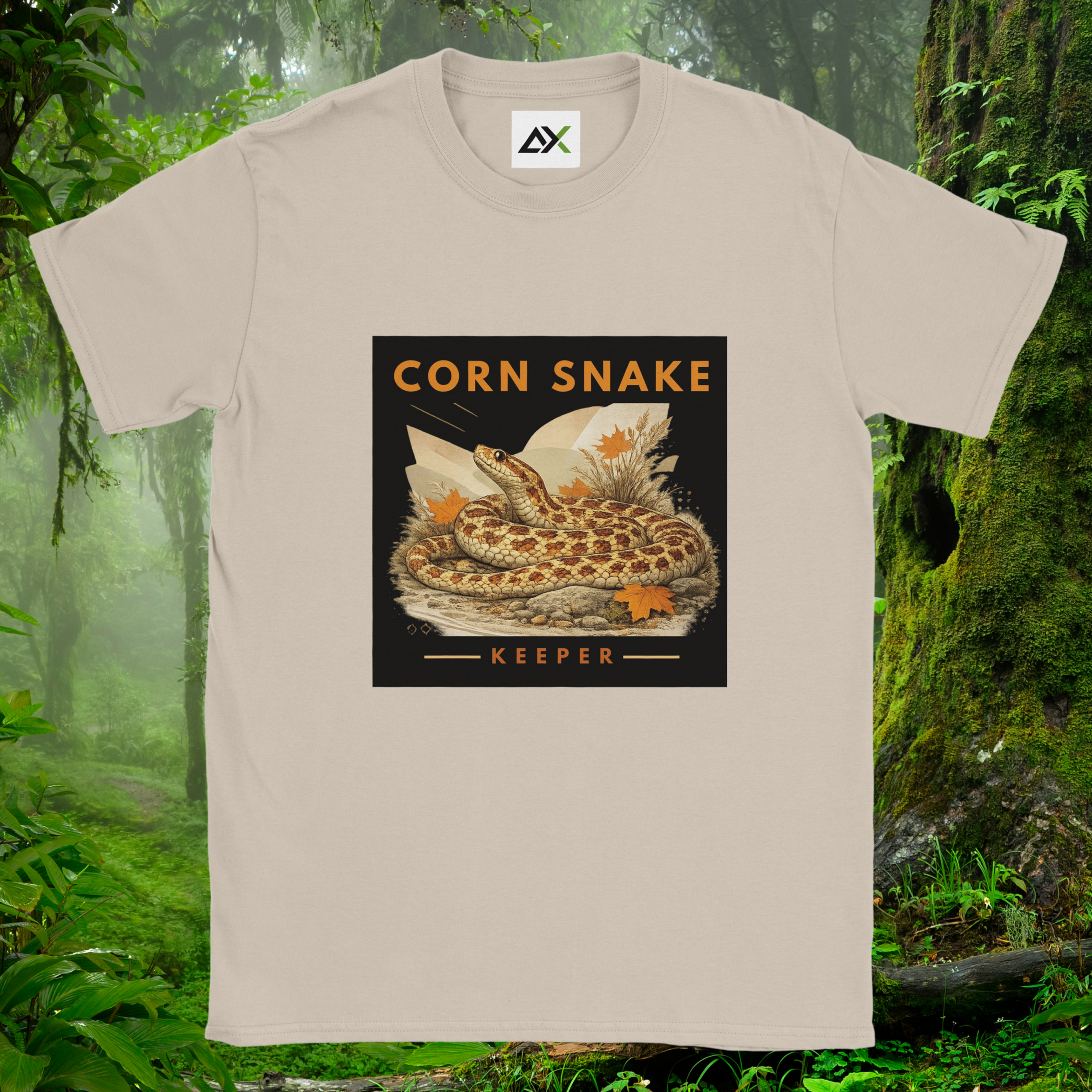 Sand Corn Snake shirt from the Keeper Collection