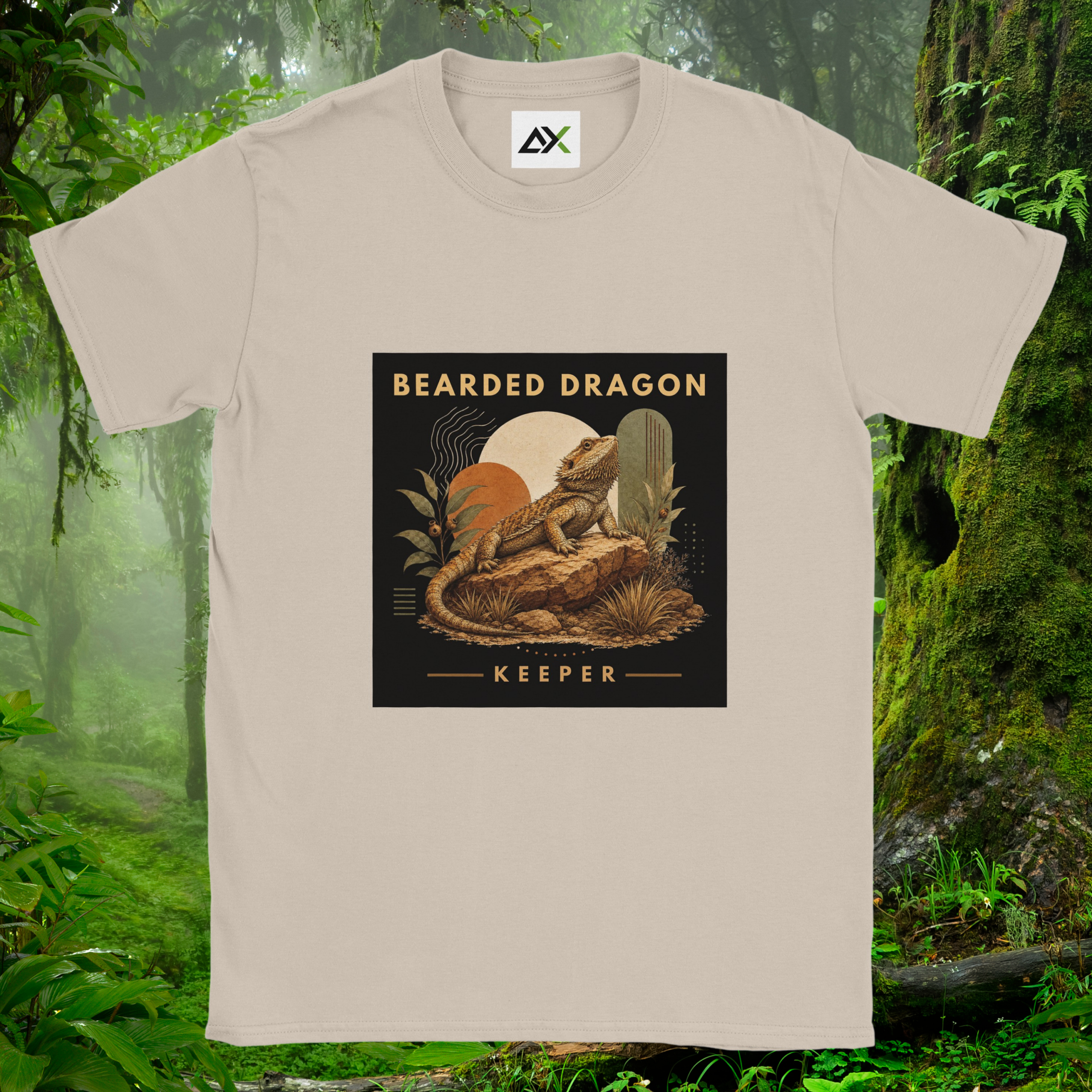 Sand Bearded Dragon shirt from the Keeper Collection