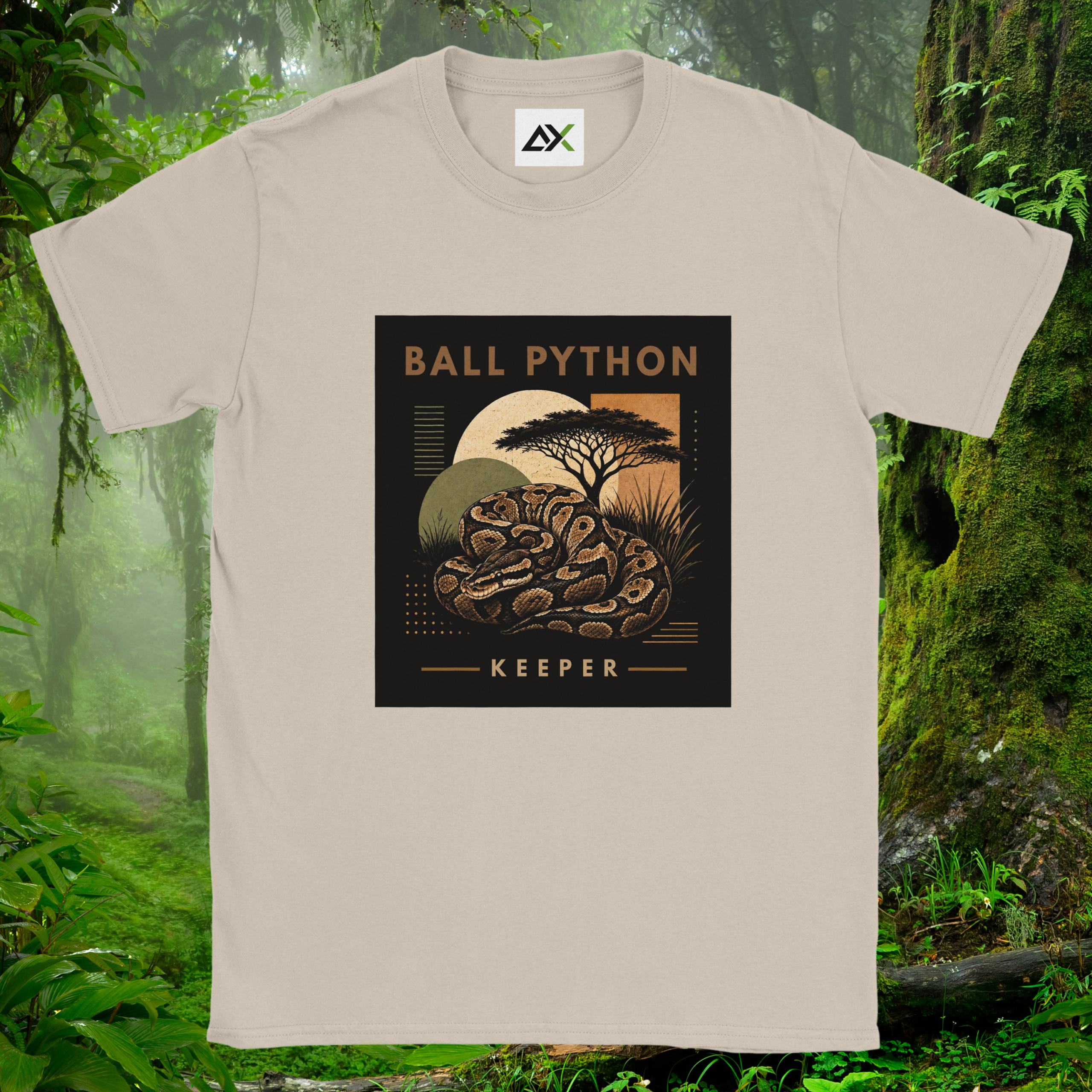 Sand Ball Python shirt from the Keeper Collection