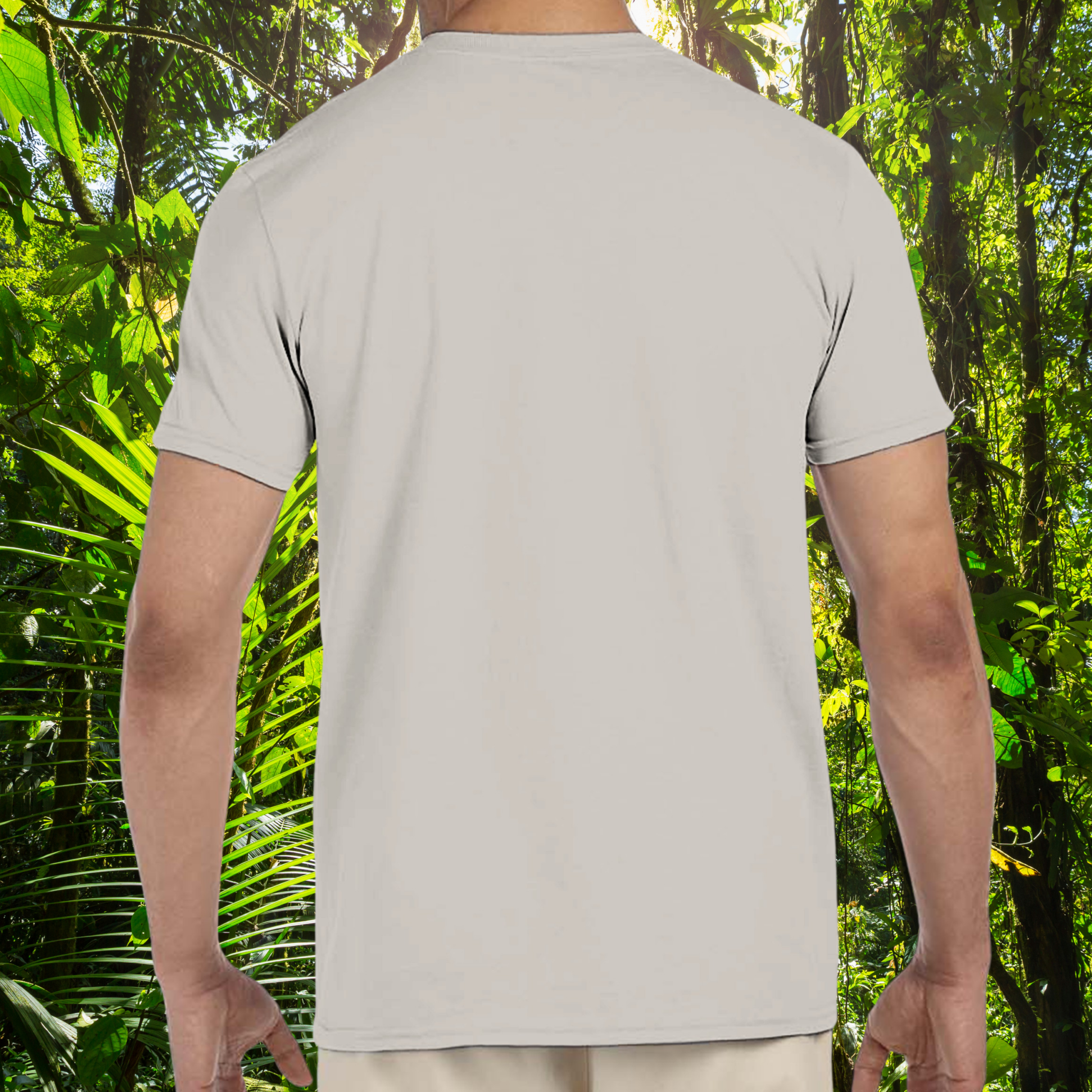 Back view of ice grey Leopard Gecko Breeder shirt