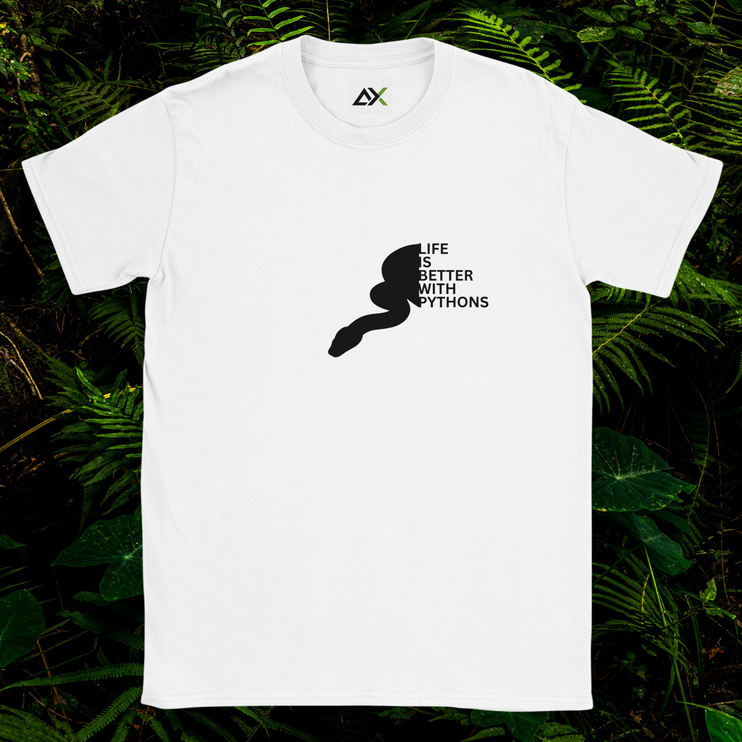 White Python shirt from the Life is better Collection