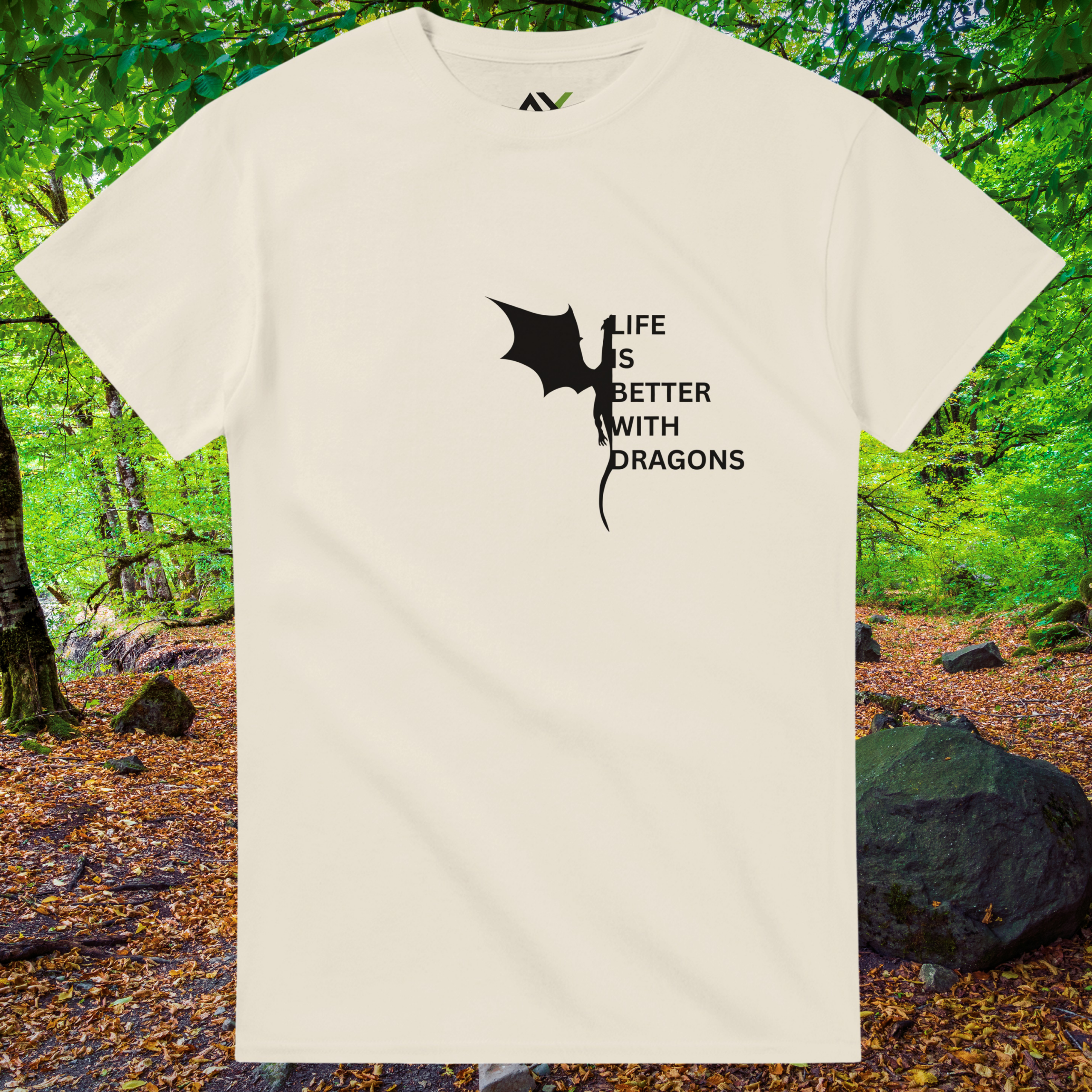 Natural Dragons shirt from the Life is better Collection