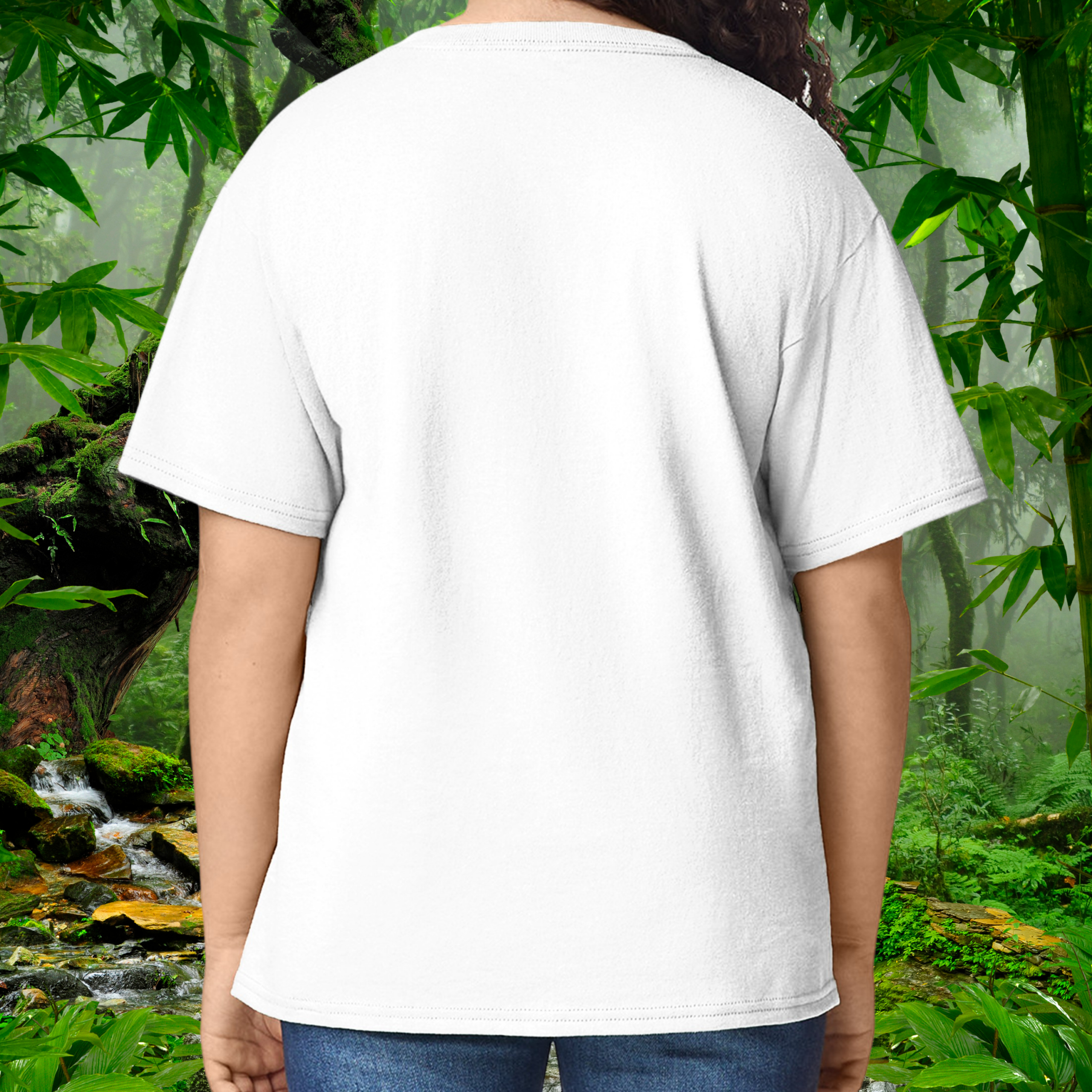 Back view of Leopard Gecko KID kids T-shirt in White