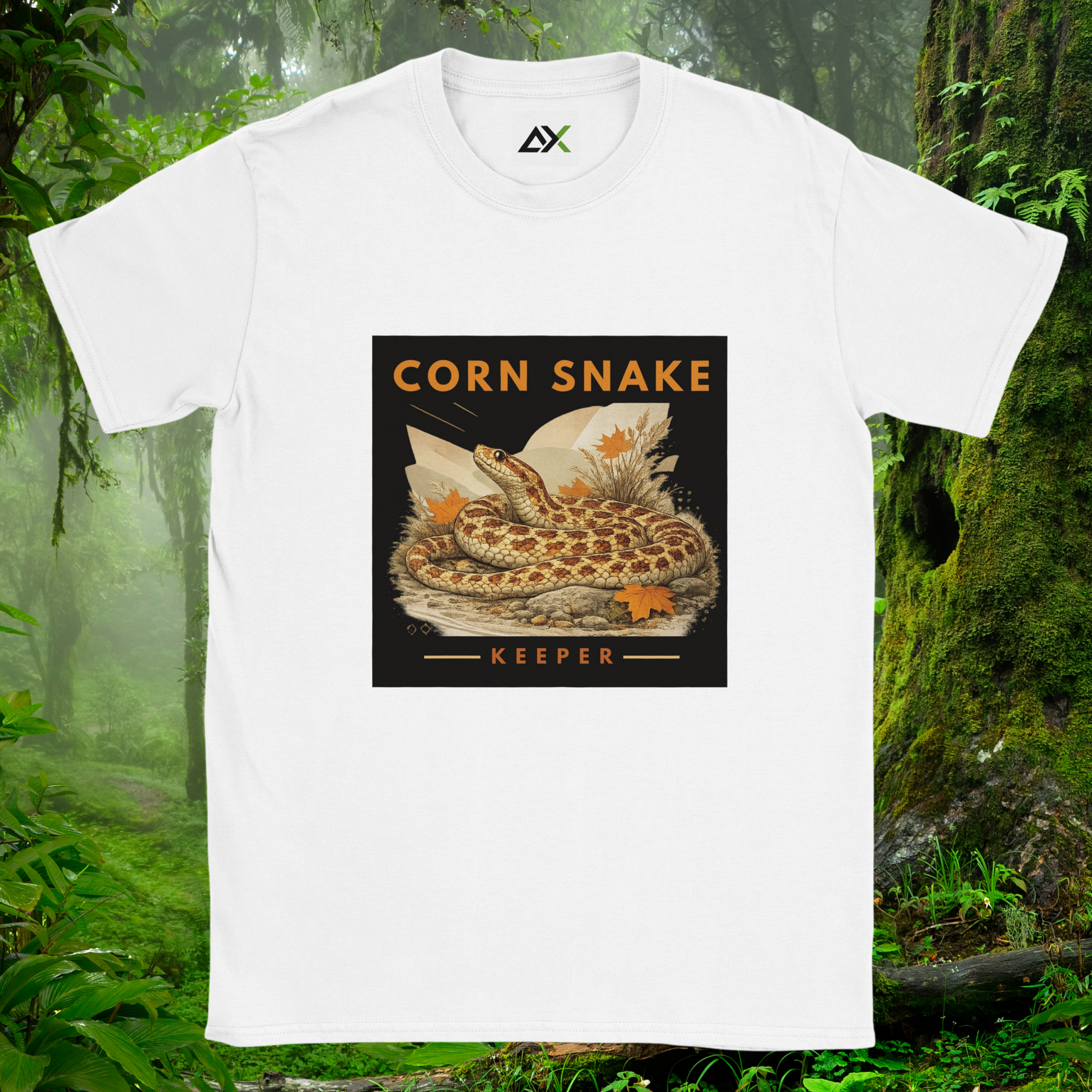 White Corn Snake shirt from the Keeper Collection